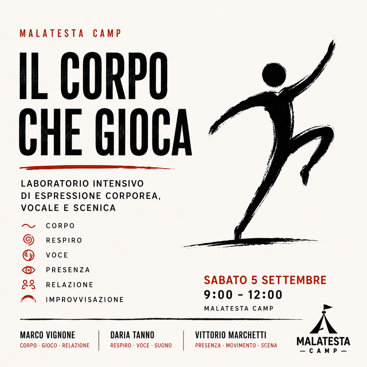 Il corpo che gioca
